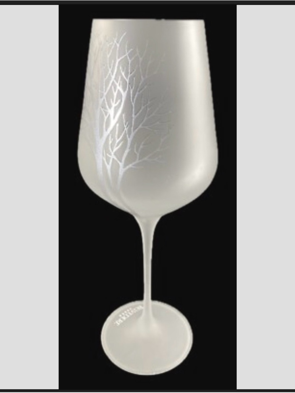 Belvedere Vodka Satin Frosted Wine Sipping Glass